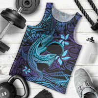Nukuoro Atoll Men Tank Top Polynesian Shark Tattoo Purple Gradient Vibes LT14 - Polynesian Pride