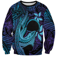 Nukuoro Atoll Sweatshirt Polynesian Shark Tattoo Purple Gradient Vibes LT14 Unisex Purple - Polynesian Pride