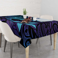 Nukuoro Atoll Tablecloth Polynesian Shark Tattoo Purple Gradient Vibes LT14 - Polynesian Pride