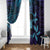 Nukuoro Atoll Window Curtain Polynesian Shark Tattoo Purple Gradient Vibes