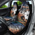 Personalised Kwajalein Atoll Car Seat Cover Polynesian Shark Tattoo Gradient Vibes