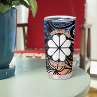 Kwajalein Atoll Tumbler Cup Polynesian Shark Tattoo Gradient Vibes LT14 - Polynesian Pride