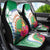 Marshall Islands Kwajalein Atoll Car Seat Cover Curves Polynesian Mix Tropical Flowers