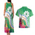 Marshall Islands Kwajalein Atoll Couples Matching Tank Maxi Dress and Hawaiian Shirt Curves Polynesian Mix Tropical Flowers