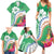 Marshall Islands Kwajalein Atoll Family Matching Summer Maxi Dress and Hawaiian Shirt Curves Polynesian Mix Tropical Flowers