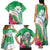 Marshall Islands Kwajalein Atoll Family Matching Tank Maxi Dress and Hawaiian Shirt Curves Polynesian Mix Tropical Flowers