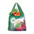 Marshall Islands Kwajalein Atoll Grocery Bag Curves Polynesian Mix Tropical Flowers