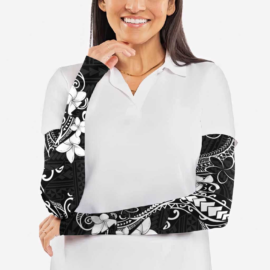 Black Hawaii Arm Sleeves Hammerhead Shark Tattoo Curve Polynesian - Polynesian Pride