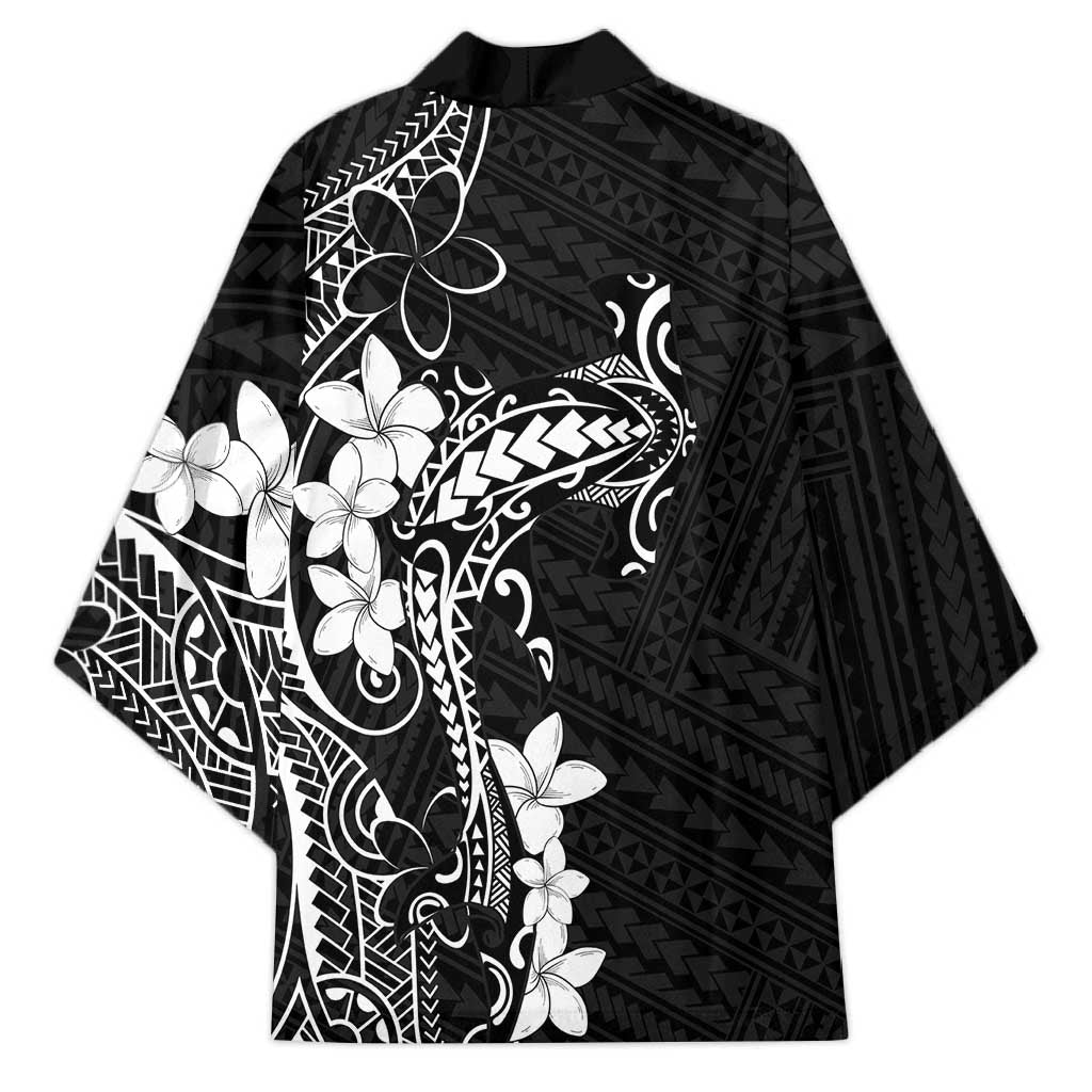 Black Hawaii Kimono Hammerhead Shark Tattoo Curve Polynesian LT14 - Polynesian Pride