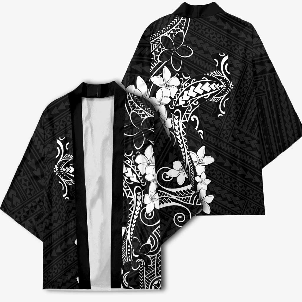 Black Hawaii Kimono Hammerhead Shark Tattoo Curve Polynesian LT14 - Polynesian Pride