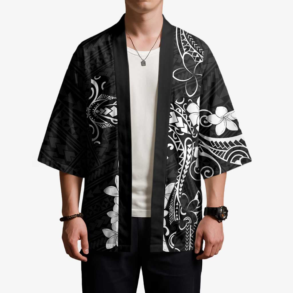 Black Hawaii Kimono Hammerhead Shark Tattoo Curve Polynesian LT14 - Polynesian Pride
