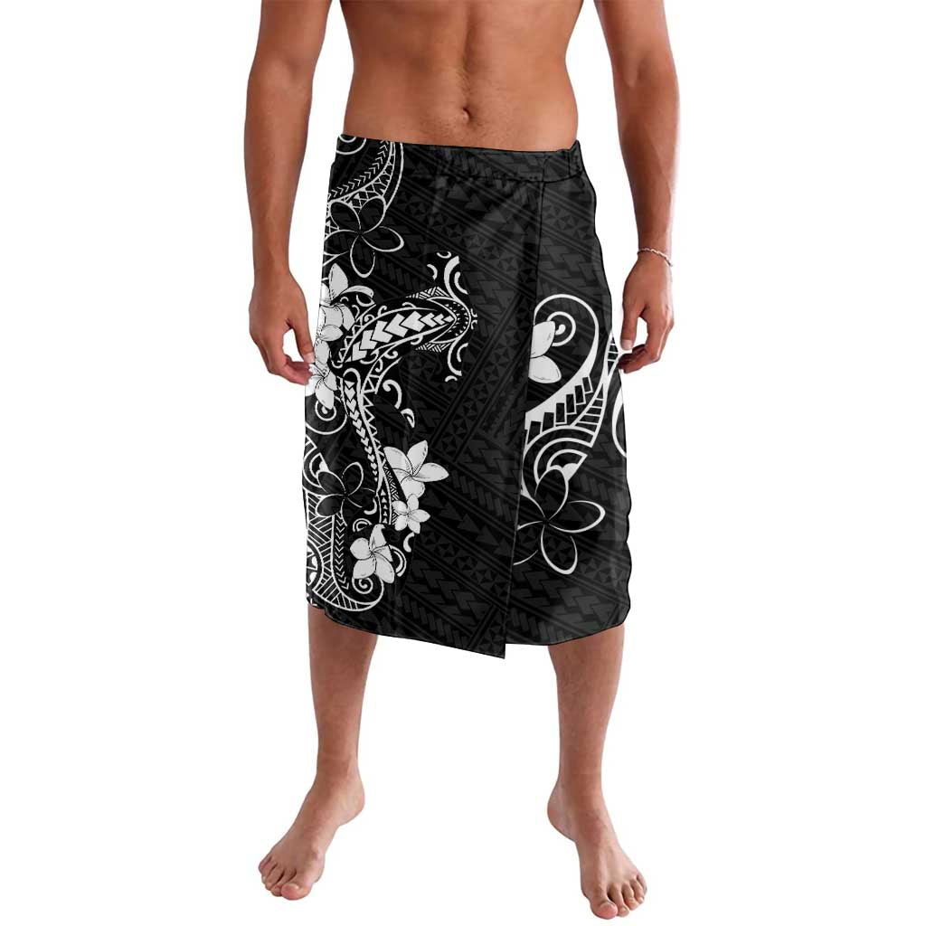 Black Hawaii Lavalava Hammerhead Shark Tattoo Curve Polynesian - Polynesian Pride