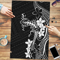 Black Hawaii Puzzle Hammerhead Shark Tattoo Curve Polynesian LT14 Black - Polynesian Pride