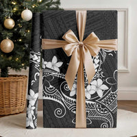 Black Hawaii Wrapping Paper Hammerhead Shark Tattoo Curve Polynesian LT14 - Polynesian Pride