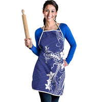 Blue Hawaii Apron Hammerhead Shark Tattoo Curve Polynesian LT14 - Polynesian Pride
