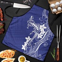 Blue Hawaii Apron Hammerhead Shark Tattoo Curve Polynesian LT14 Blue - Polynesian Pride