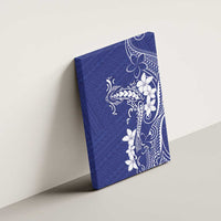 Blue Hawaii Canvas Wall Art Hammerhead Shark Tattoo Curve Polynesian LT14 - Polynesian Pride