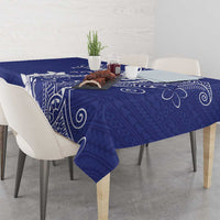 Blue Hawaii Tablecloth Hammerhead Shark Tattoo Curve Polynesian LT14 - Polynesian Pride
