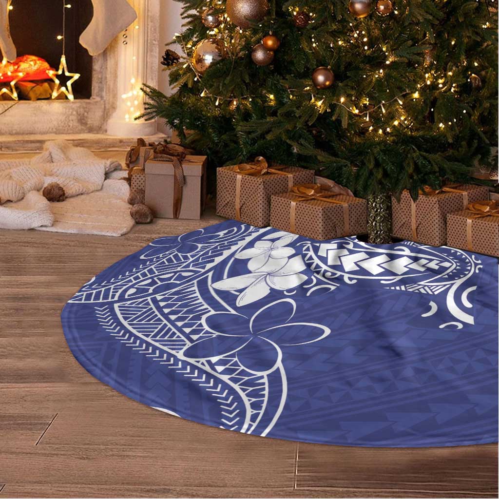 Blue Hawaii Tree Skirt Hammerhead Shark Tattoo Curve Polynesian - Polynesian Pride