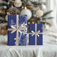 Blue Hawaii Wrapping Paper Hammerhead Shark Tattoo Curve Polynesian LT14 - Polynesian Pride