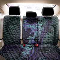 Purple Paradise Hawaii Back Car Seat Cover Hammerhead Shark Tattoo Curve Polynesian - Polynesian Pride