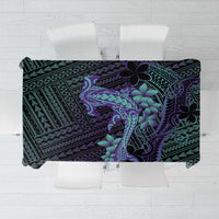 Purple Paradise Hawaii Tablecloth Hammerhead Shark Tattoo Curve Polynesian LT14 Purple - Polynesian Pride