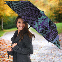 Purple Paradise Hawaii Umbrella Hammerhead Shark Tattoo Curve Polynesian LT14 - Polynesian Pride