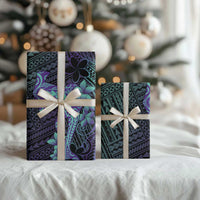 Purple Paradise Hawaii Wrapping Paper Hammerhead Shark Tattoo Curve Polynesian LT14 - Polynesian Pride