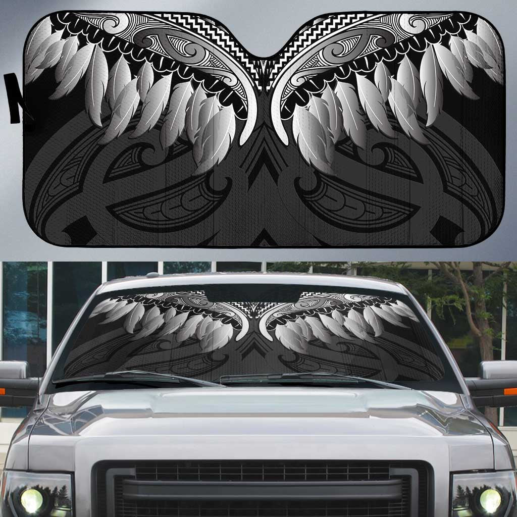 Poutama Korowai New Zealand Auto Sun Shade Aotearoa Maori Tattoo - Polynesian Pride