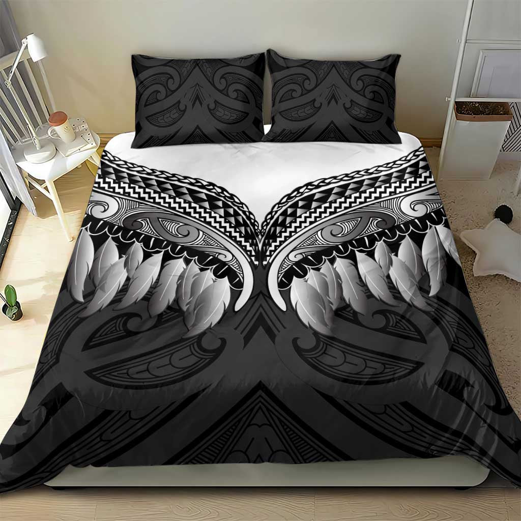 Poutama Korowai New Zealand Bedding Set Aotearoa Maori Tattoo - Polynesian Pride