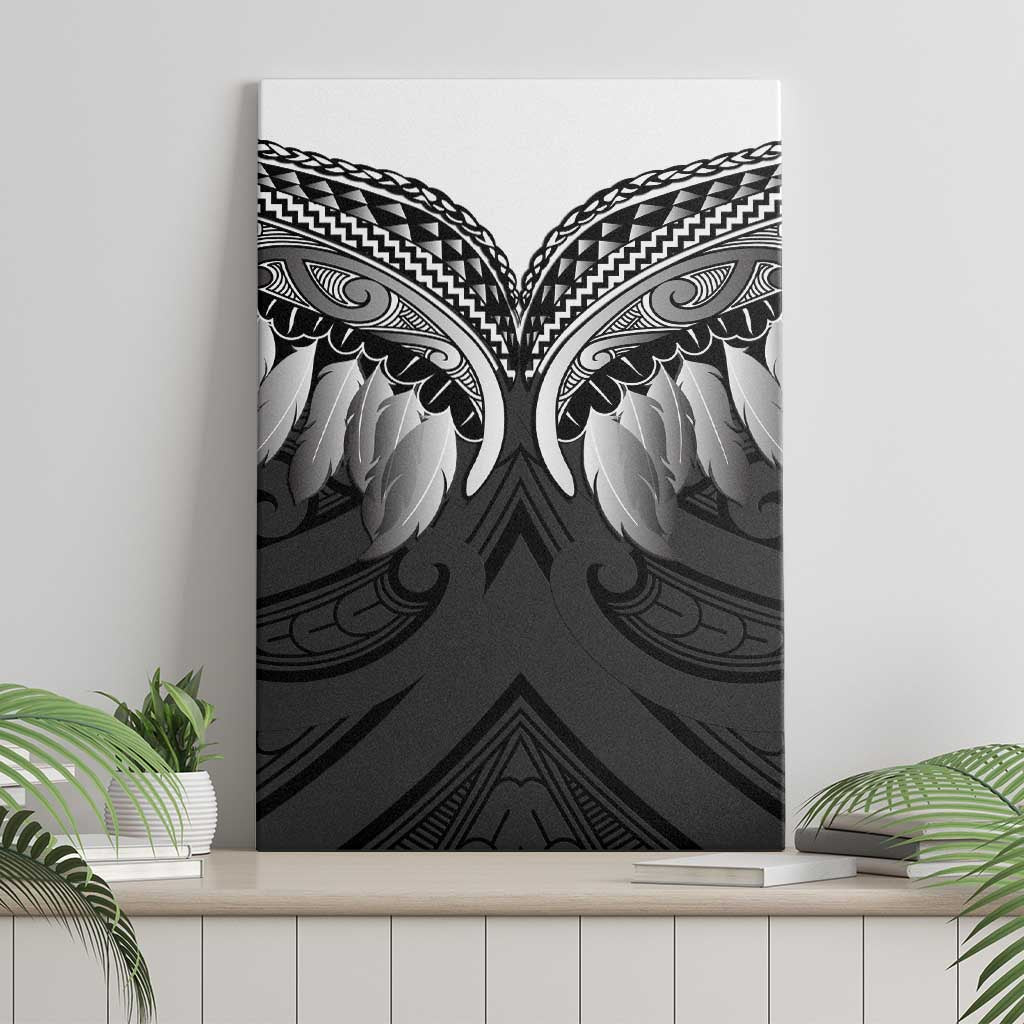 Poutama Korowai New Zealand Canvas Wall Art Aotearoa Maori Tattoo - Polynesian Pride