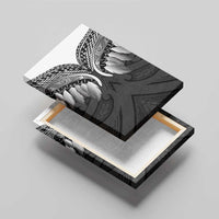 Poutama Korowai New Zealand Canvas Wall Art Aotearoa Maori Tattoo - Polynesian Pride