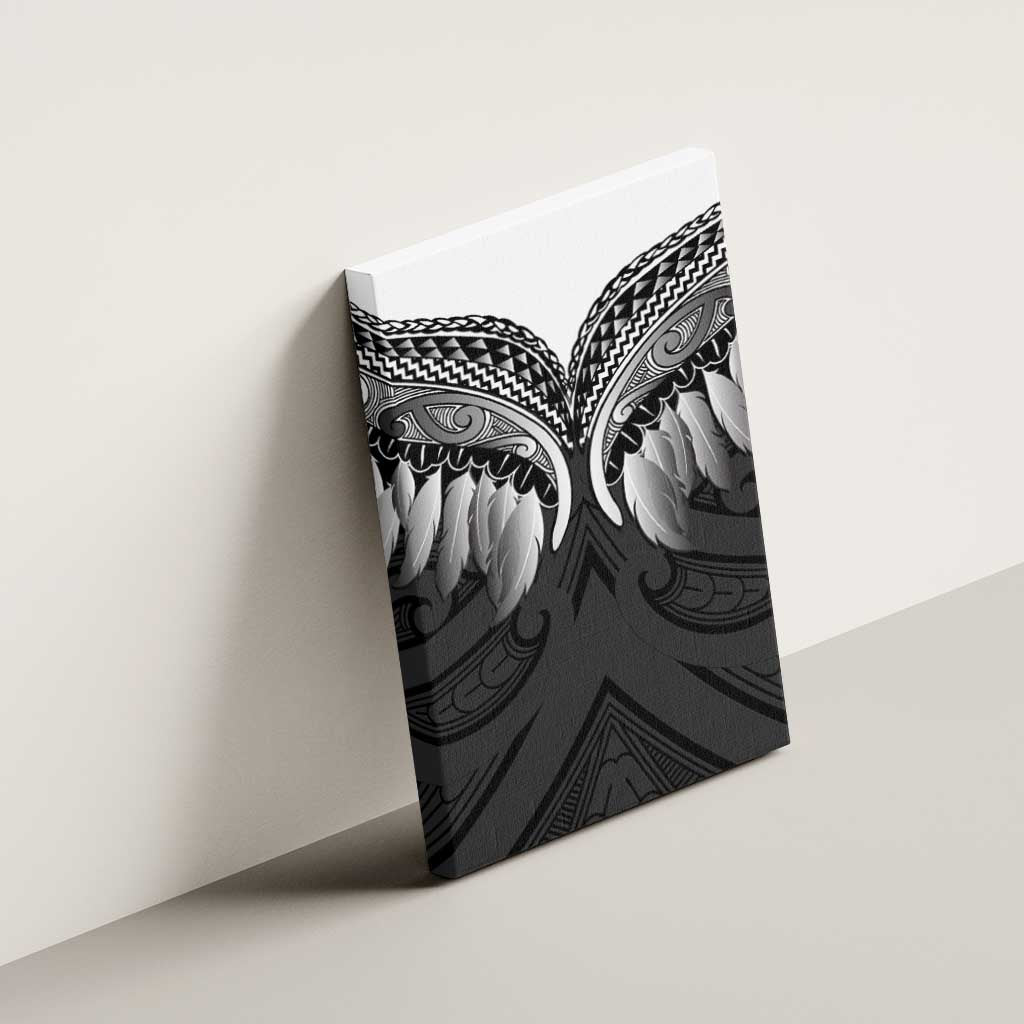 Poutama Korowai New Zealand Canvas Wall Art Aotearoa Maori Tattoo - Polynesian Pride