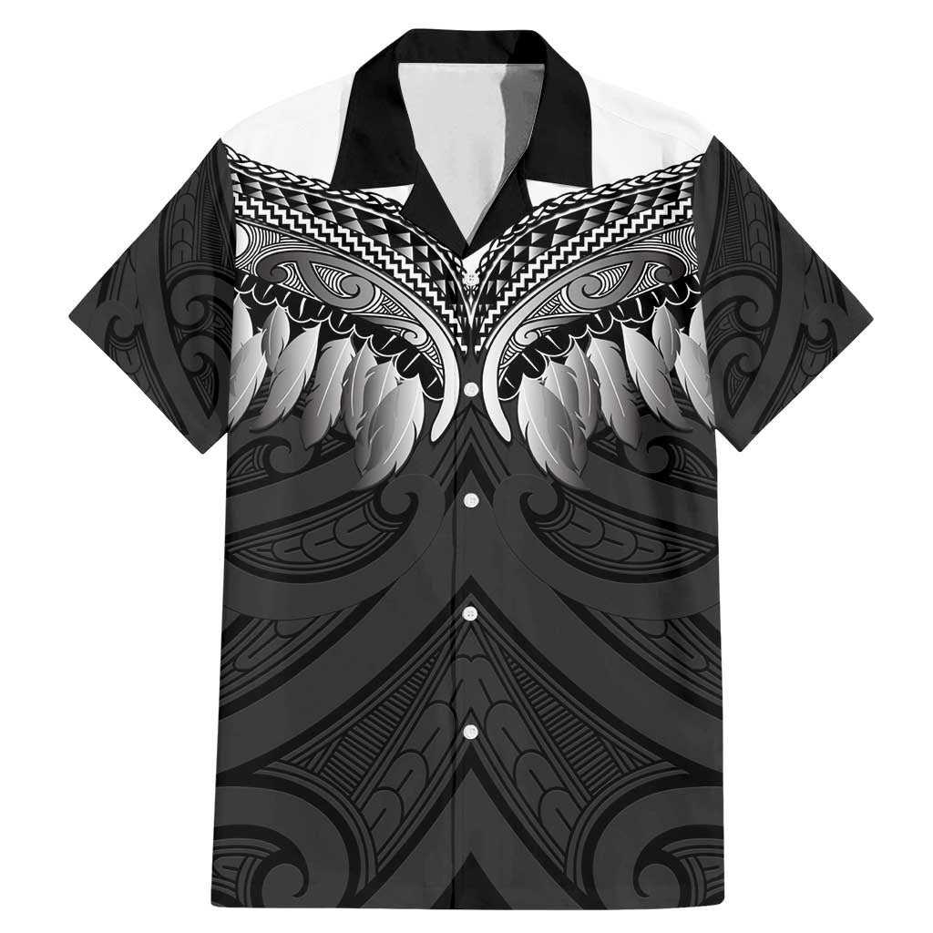 Poutama Korowai New Zealand Family Matching Mermaid Dress and Hawaiian Shirt Aotearoa Maori Tattoo - Polynesian Pride