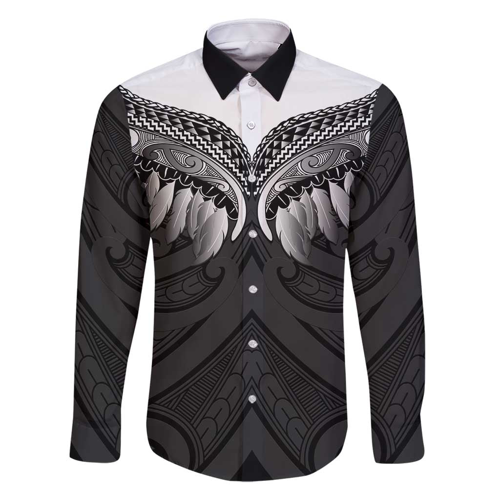 Poutama Korowai New Zealand Family Matching Off Shoulder Maxi Dress and Hawaiian Shirt Aotearoa Maori Tattoo - Polynesian Pride