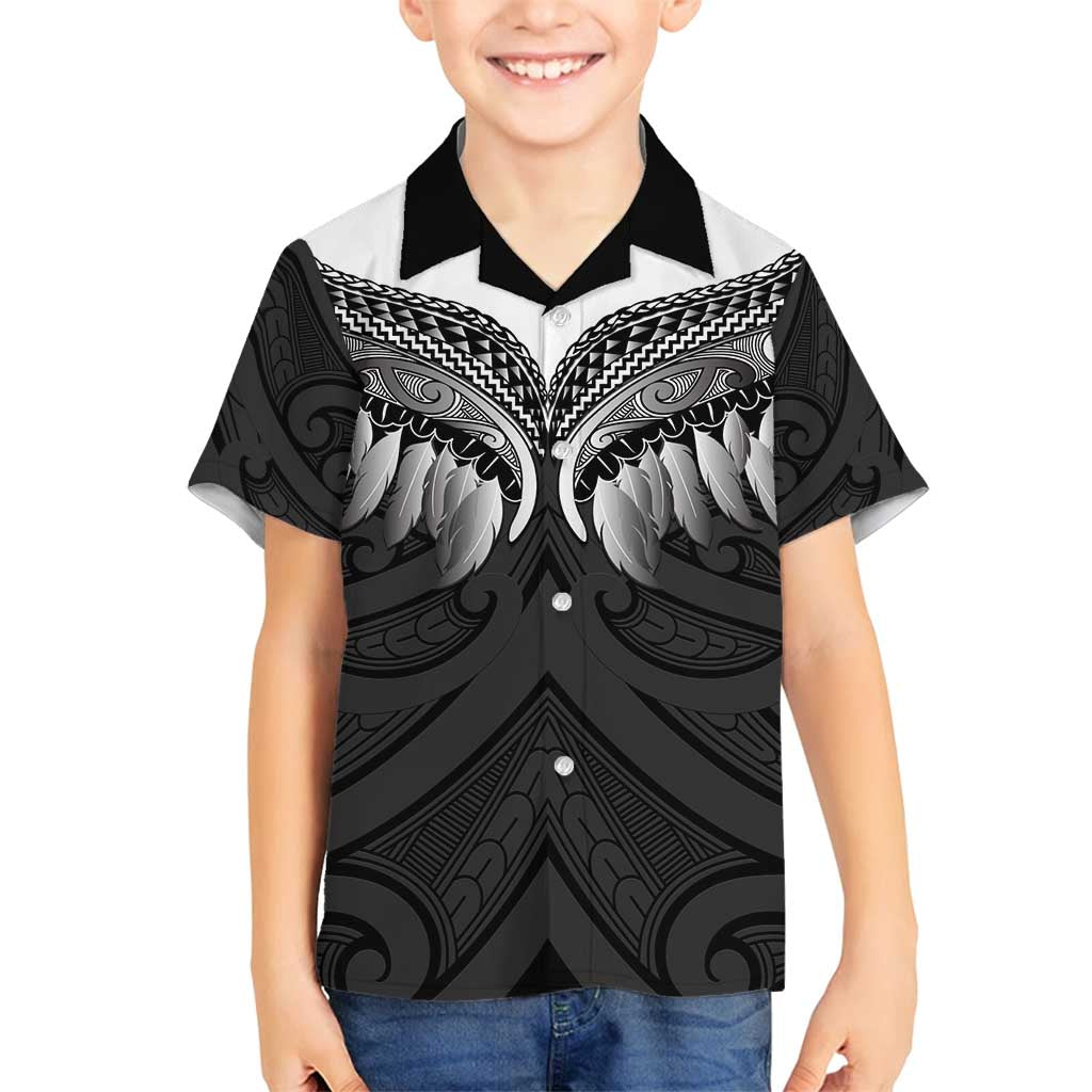 Poutama Korowai New Zealand Family Matching Summer Maxi Dress and Hawaiian Shirt Aotearoa Maori Tattoo - Polynesian Pride