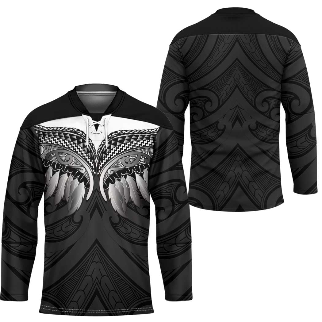 Poutama Korowai New Zealand Hockey Jersey Aotearoa Maori Tattoo - Polynesian Pride