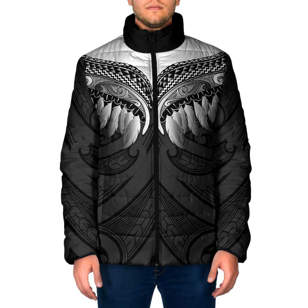 Poutama Korowai New Zealand Padded Jacket Aotearoa Maori Tattoo - Polynesian Pride