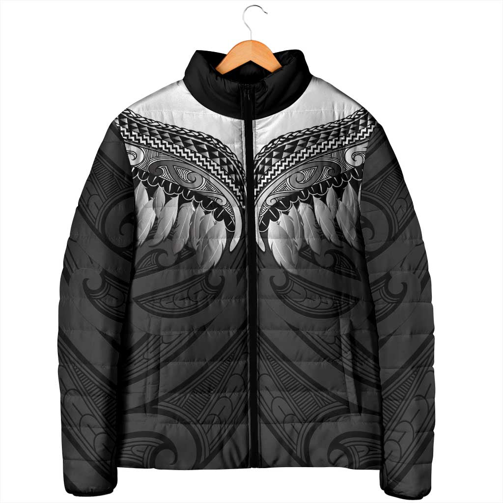 Poutama Korowai New Zealand Padded Jacket Aotearoa Maori Tattoo - Polynesian Pride