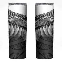 Poutama Korowai New Zealand Skinny Tumbler Aotearoa Maori Tattoo - Polynesian Pride