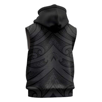 Poutama Korowai New Zealand Sleeveless Hoodie Aotearoa Maori Tattoo - Polynesian Pride