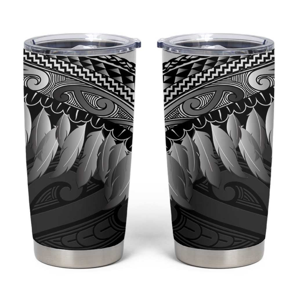 Poutama Korowai New Zealand Tumbler Cup Aotearoa Maori Tattoo - Polynesian Pride