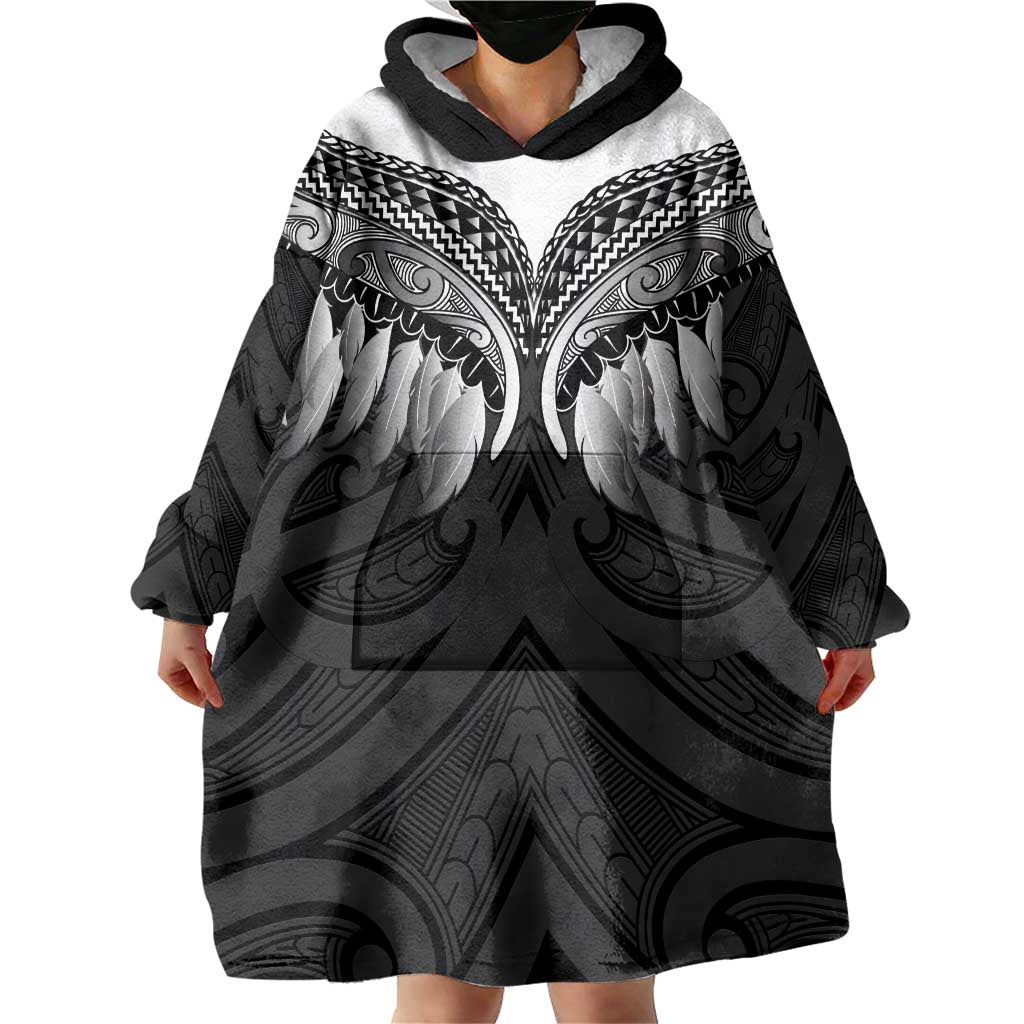 Poutama Korowai New Zealand Wearable Blanket Hoodie Aotearoa Maori Tattoo - Polynesian Pride