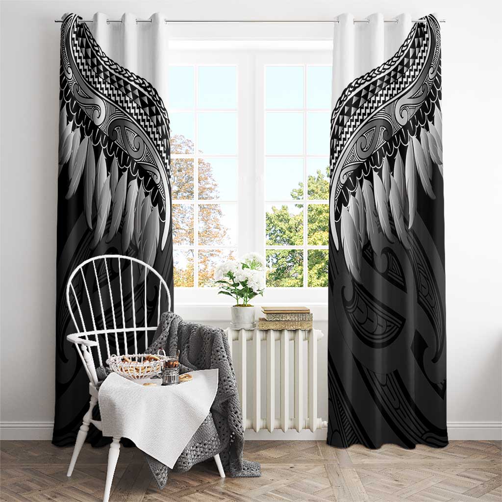 Poutama Korowai New Zealand Window Curtain Aotearoa Maori Tattoo - Polynesian Pride