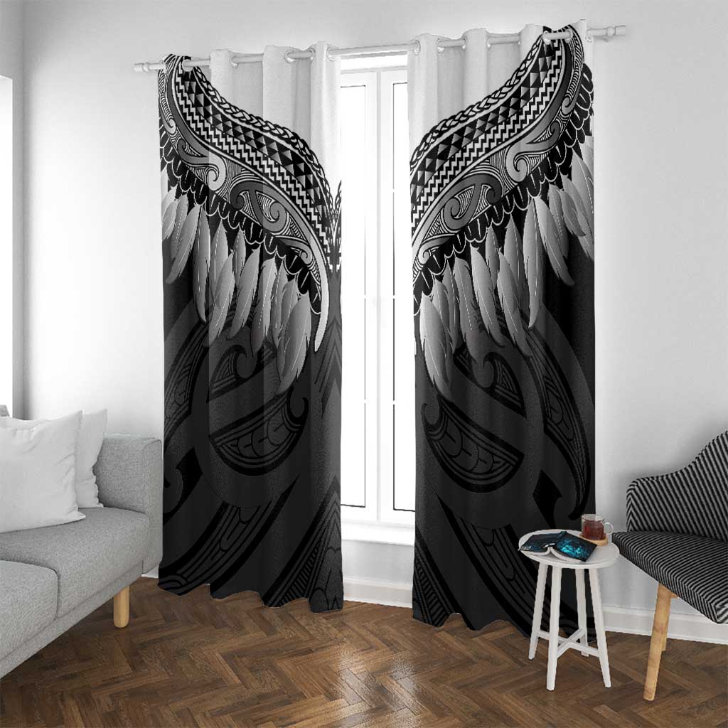 Poutama Korowai New Zealand Window Curtain Aotearoa Maori Tattoo - Polynesian Pride