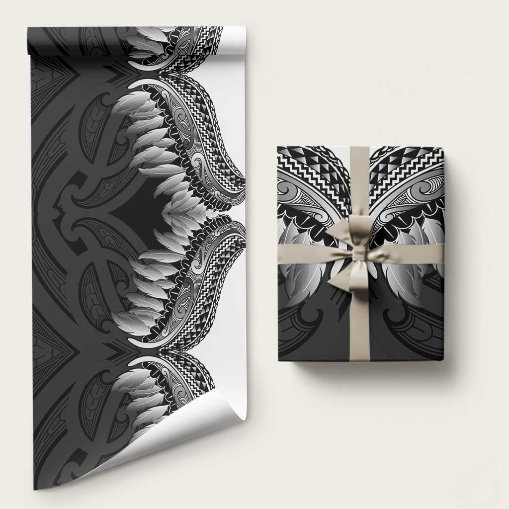 Poutama Korowai New Zealand Wrapping Paper Aotearoa Maori Tattoo - Polynesian Pride