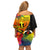 vanuatu-tafea-day-family-matching-off-shoulder-short-dress-and-hawaiian-shirt-coat-of-arms-mix-tropical-flowers