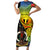 vanuatu-tafea-day-short-sleeve-bodycon-dress-coat-of-arms-mix-tropical-flowers