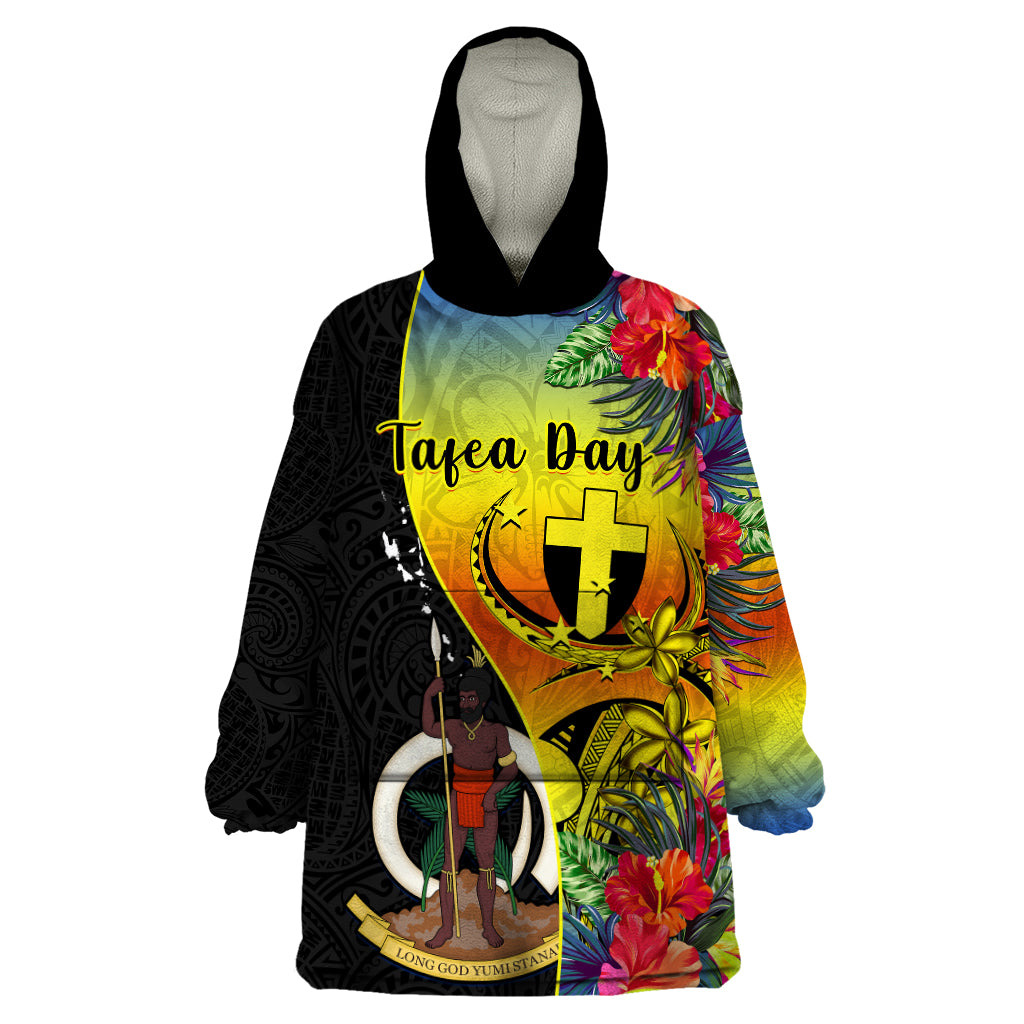 vanuatu-tafea-day-wearable-blanket-hoodie-coat-of-arms-mix-tropical-flowers