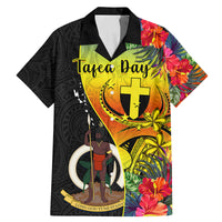 personalised-vanuatu-tafea-day-family-matching-mermaid-dress-and-hawaiian-shirt-coat-of-arms-mix-tropical-flowers